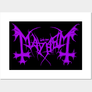 Mayhem Logo | Black Metal Posters and Art